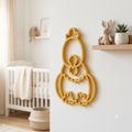 Chicken Wall Art | 3D Printed Nursery Decor | Farm Animal Print