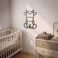 Cow Wall Art | 3D Printed Nursery Decor | Farm Animal Print