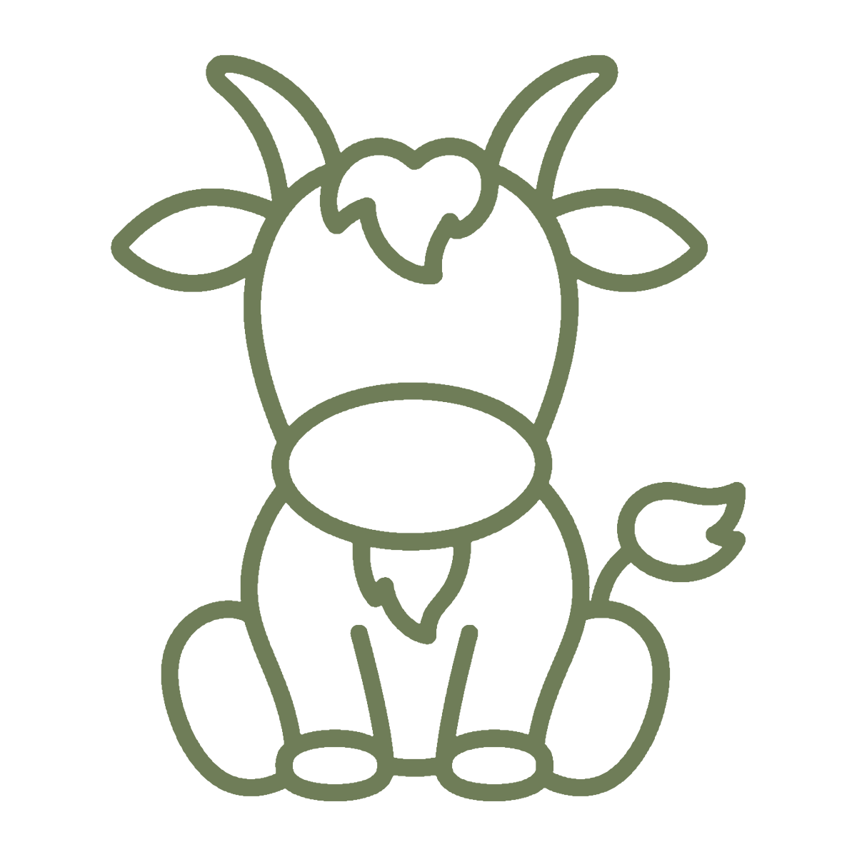 Goat Wall Art | 3D Printed Nursery Decor | Farm Animal Print