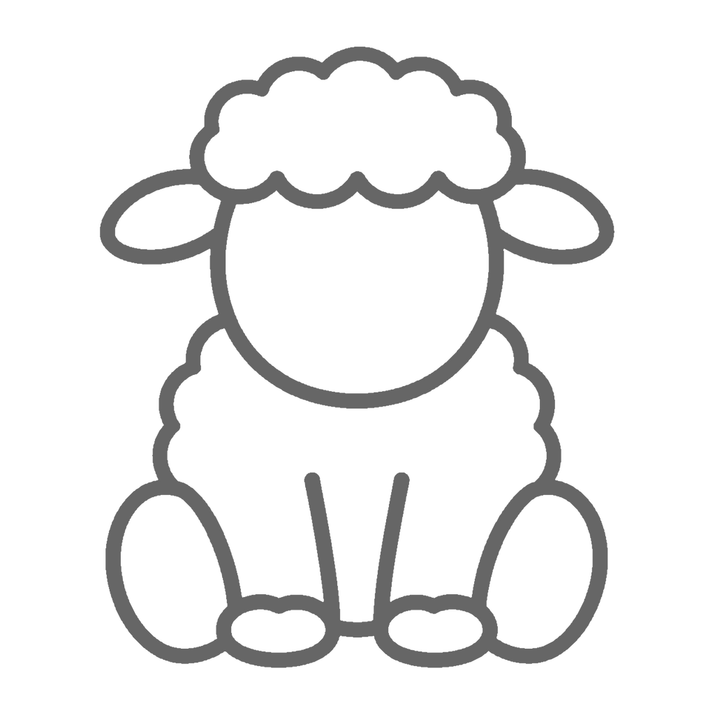 Sheep Wall Art | 3D Printed Nursery Decor | Farm Animal Print